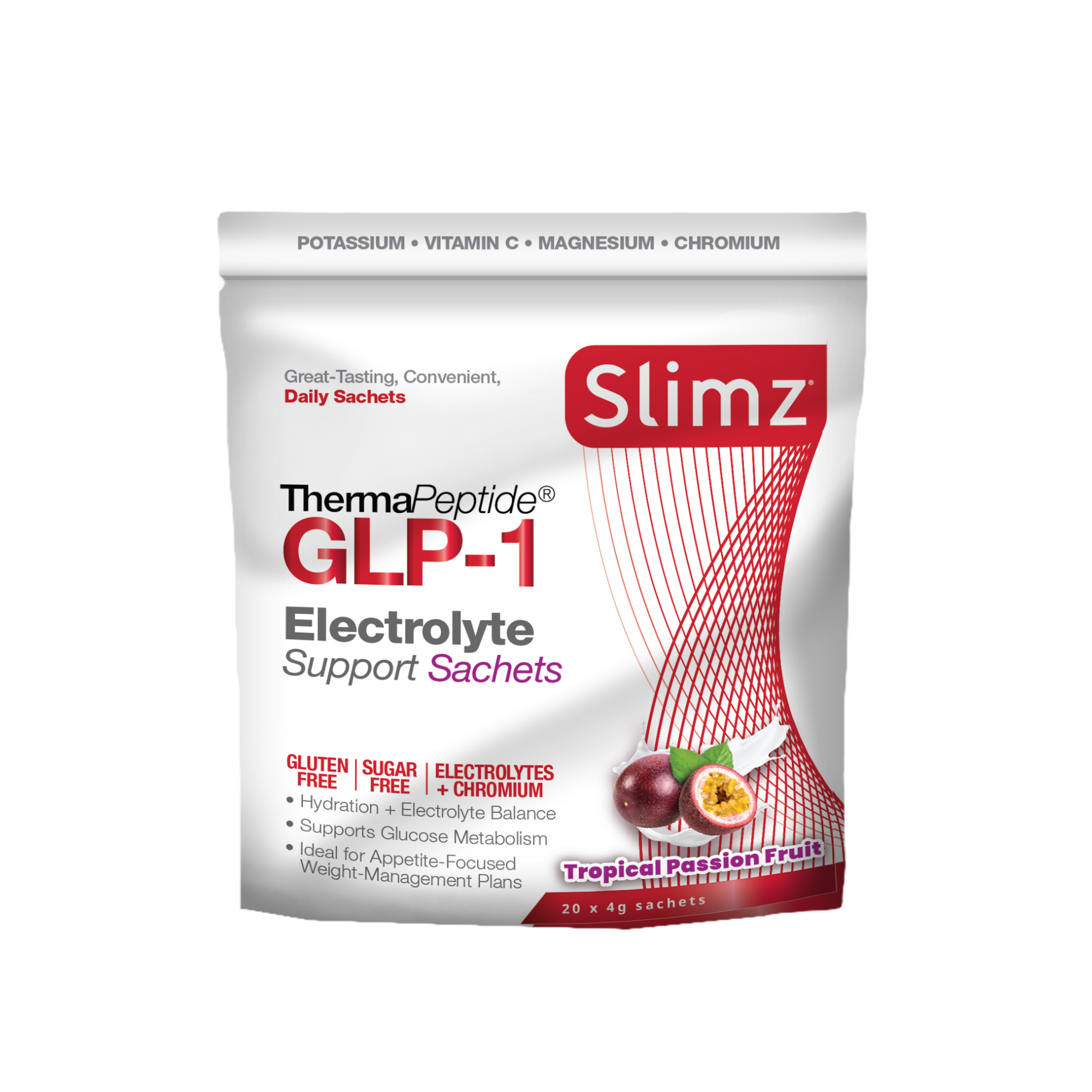 Slimz GLP-1 Electrolyte Support Sachets - Passion Fruit
